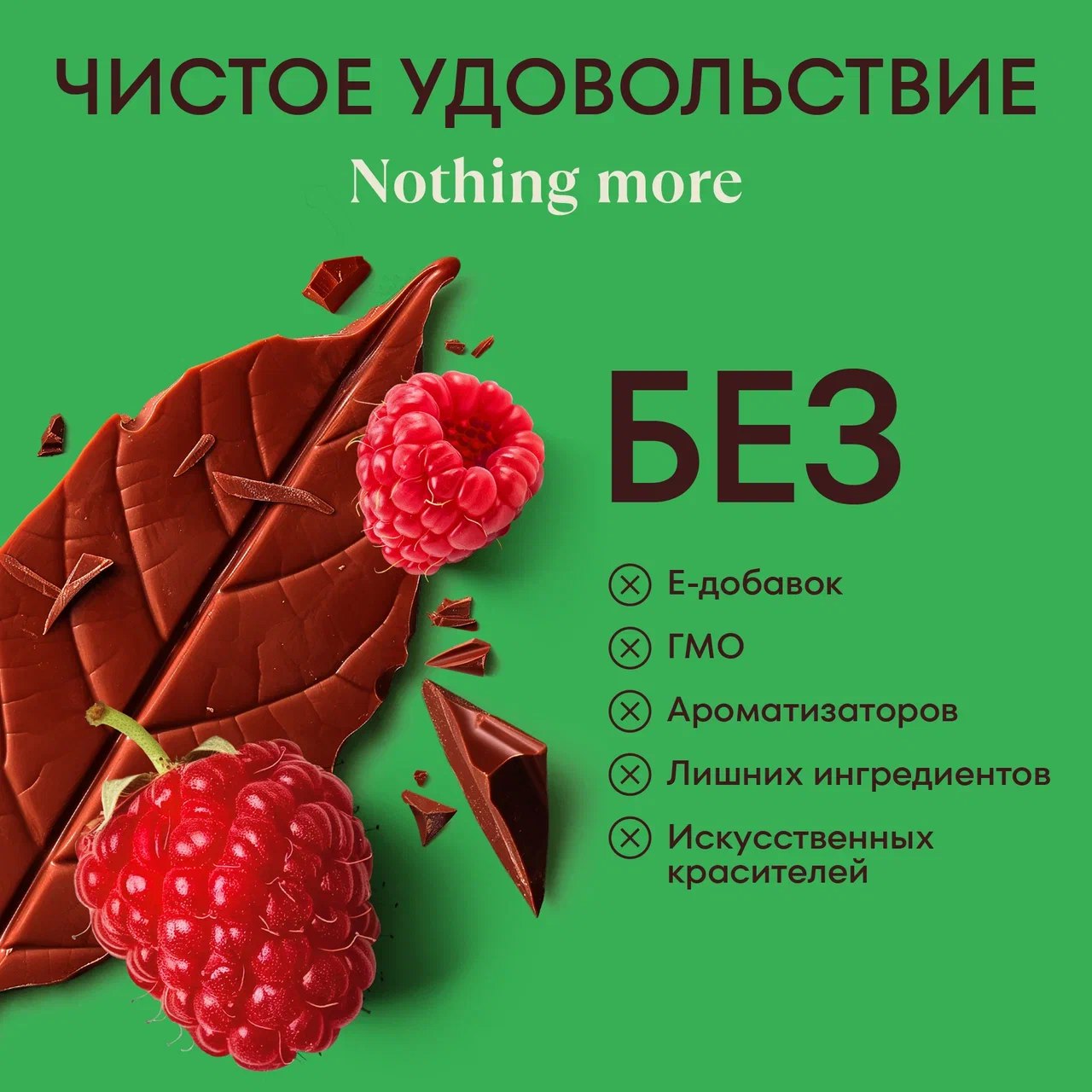 

Натуральный темный шоколад Nature с малиной 70 г