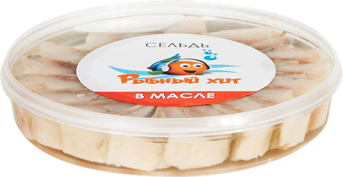 

Сельдь холодного копчения Рыбный хит филе в масле 150 г