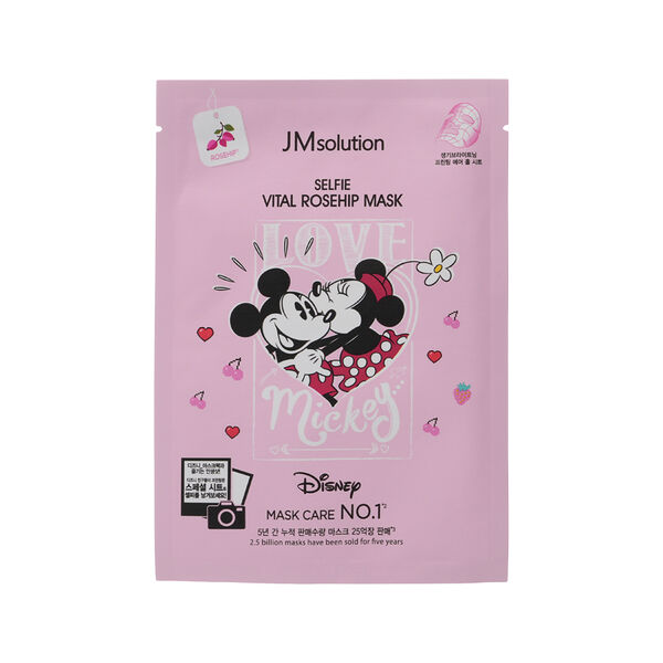 Маска тканевая JMsolution Disney Collection Selfie с экстрактом шиповника 30 мл