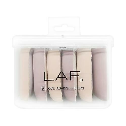 Набор спонжей Laf с держателем в коробке, 6 шт