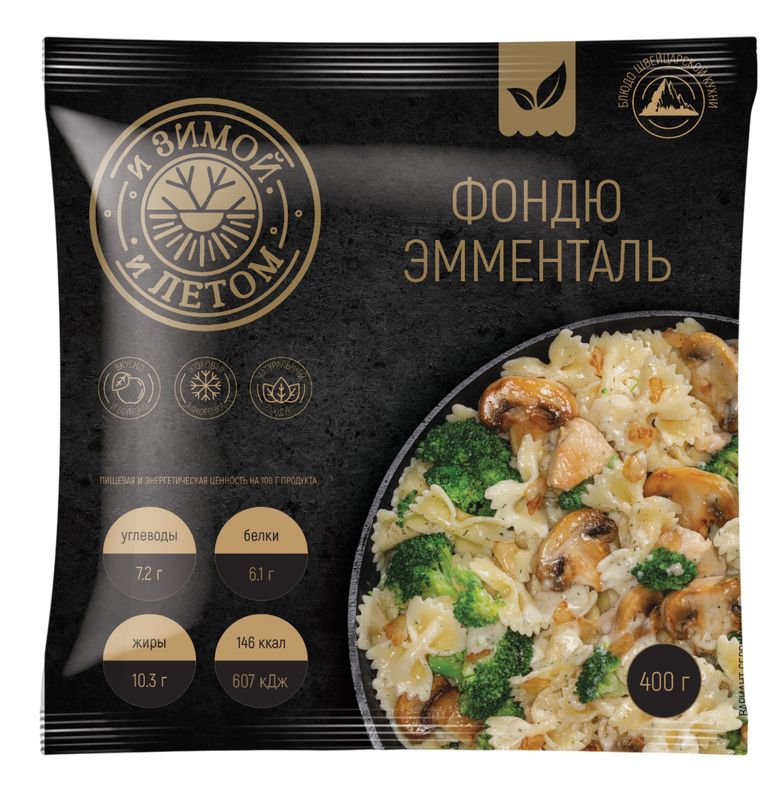 

Фондю Эмменталь И зимой и летом с курицей замороженное 400 г