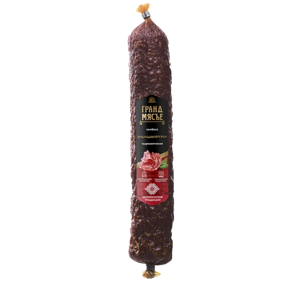 

Колбаса сырокопчёная Me eat too Брауншвейгская, Беларусь вес