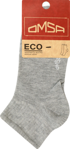 

Носки женские Omsa Eco средняя длина поголенка grigio melange арт. ECO 253 р. 35–41