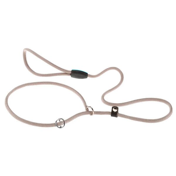 Поводок с петлей-ошейником для собак Sport, длина 160 см, ширина 0,8 см, серый