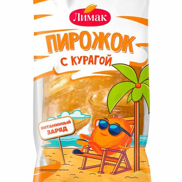 Пирожок Лимак с курагой 70 г