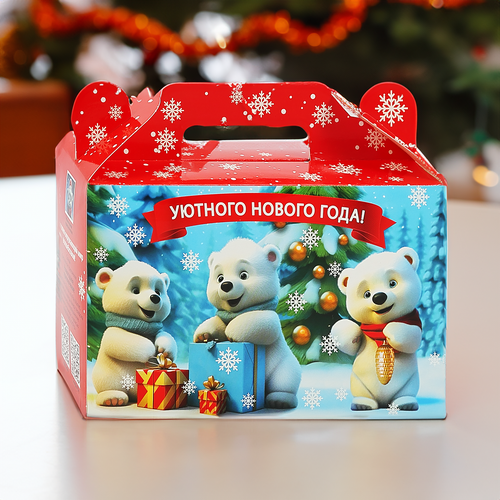 

Новогодний подарок КФ ПЕРМСКАЯ Милые мишки, 250 г