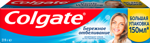 

Зубная паста Colgate Бережное отбеливание 150 мл