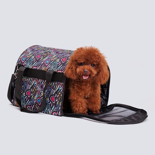 Сумка-переноска Pet Hobby для кошек и собак мелких пород 39 х 29 х 27.5 см, цвет в ассортименте