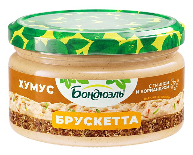 

Брускетта Бондюэль Хумус, 220 г