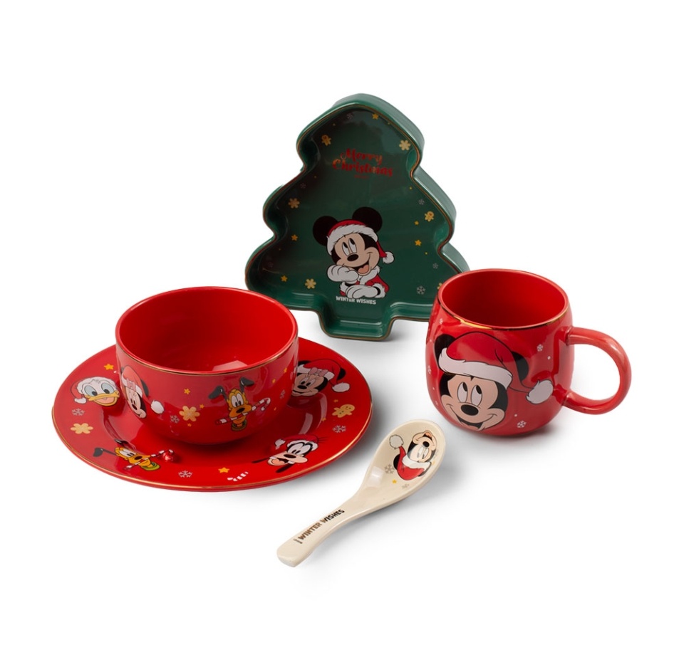 

Новогодний набор столовой посуды Mickey&Friends, Disney, Китай