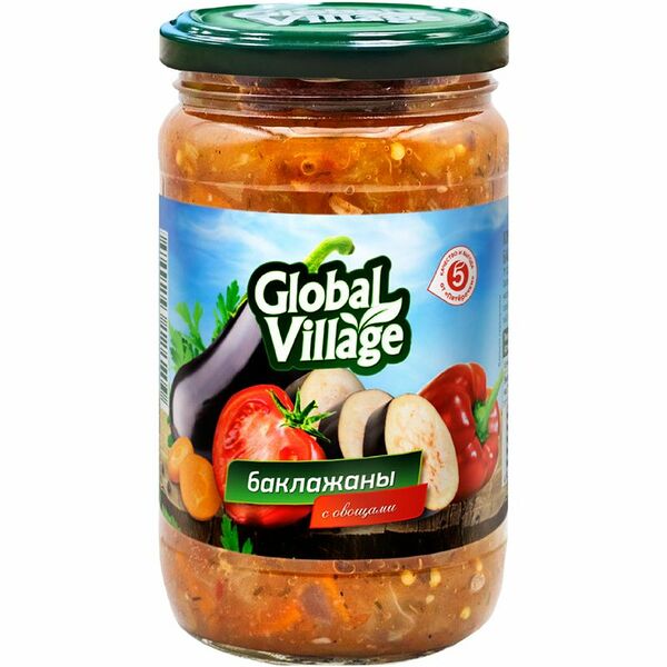 Баклажаны Global Village обжаренные с овощами 350 г