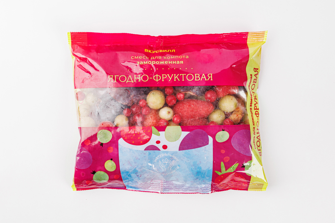 

Смесь ягодно-фруктовая для компота, замороженная Продукт замороженный 400 г