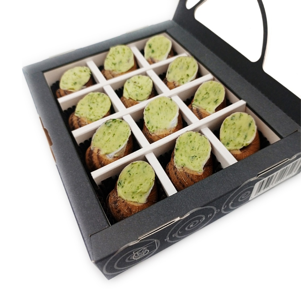 

Эскарго Helix Group со сливочно-чесночным маслом и зеленью 180 г