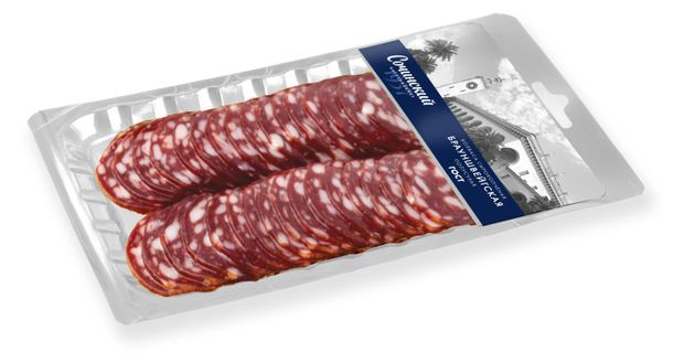 

Колбаса сырокопченая Сочинский мясокомбинат Брауншвейгская полусухая нарезка 70 г