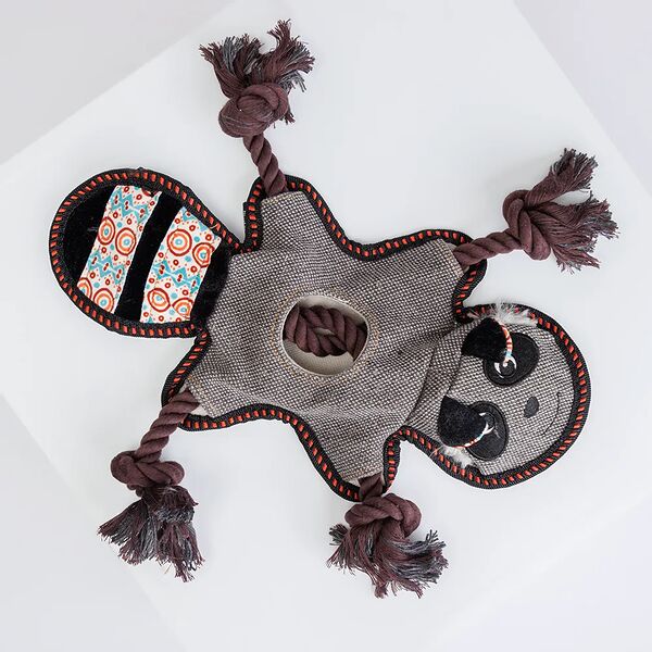 Игрушка для собак Енот, 35х29х3 см