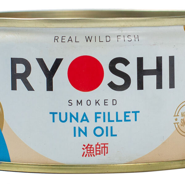 Тунец Ryoshi полосатый копченый в масле 185 г