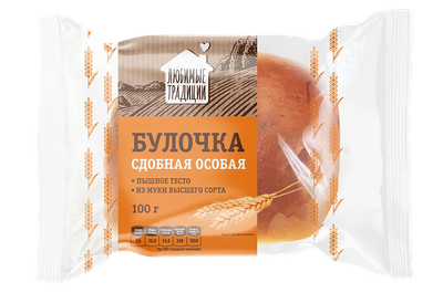 Булочка Любимые традиции Сдобная особая 100 г