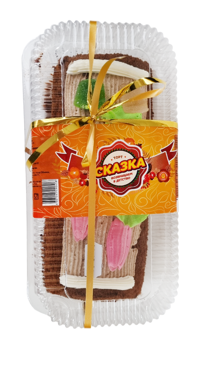 

Торт Обнинский хлеб Сказка бисквитный 500 г