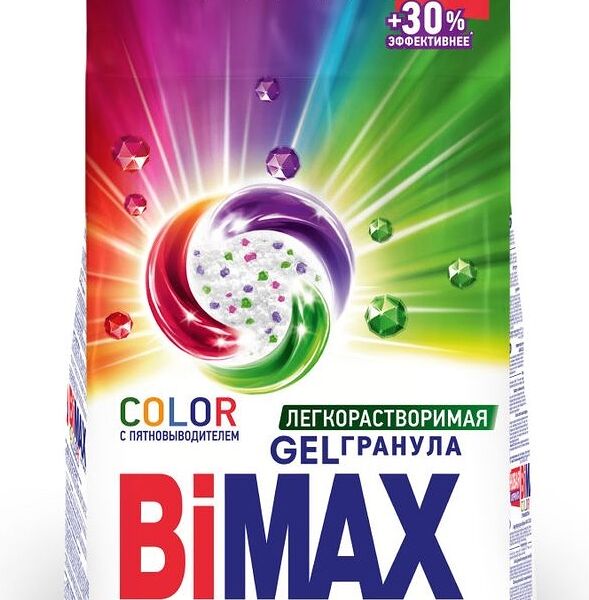Стиральный порошок универсальный BiMax 100 цветов Color Automat 6000 г
