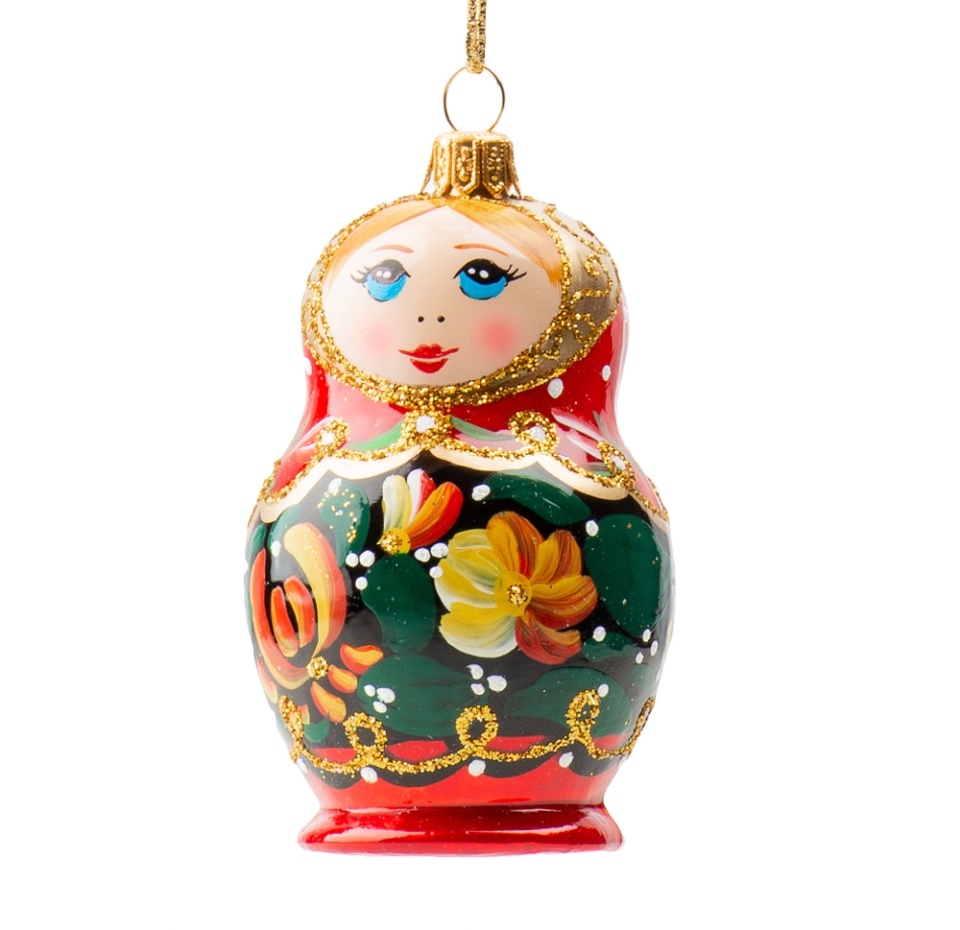 

Игрушка для елки Impuls "Коллекция Традиции" Винтажная средняя Матрешка 1 шт