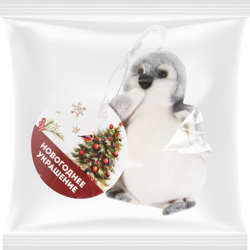 

Украшение елочное Пингвин 6x8 см