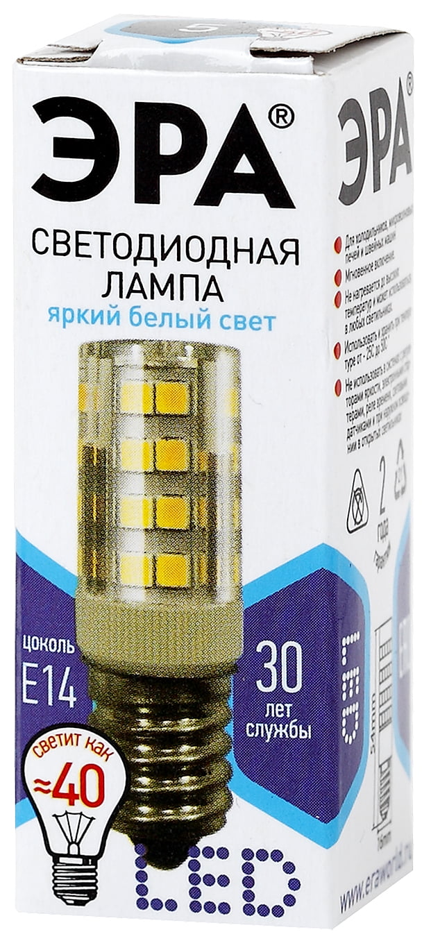 

Лампа светодиодная T25-5W-CORN-840-E14 для холодильников, нейтральный свет