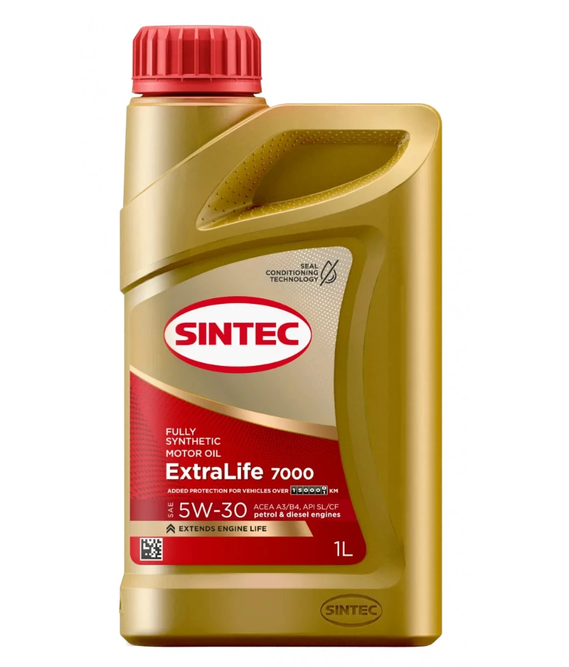 

Моторное масло Sintec ExtraLife 7000 5W-30 A3/B4 SL/CF