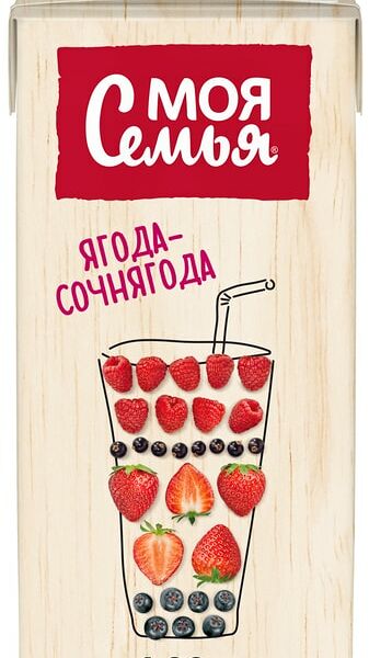 Напиток Моя Семья Ягода-сочнягода 1.93л