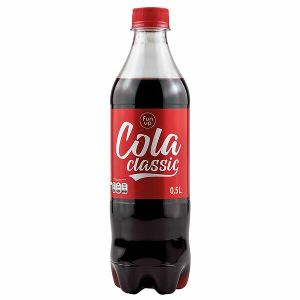 Напиток Fun Up со вкусом колы безалкогольный сильногазированный ПЭТ 0.5л