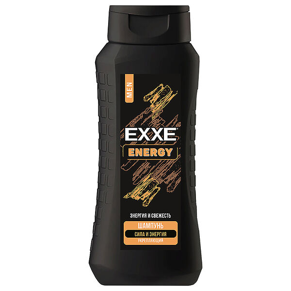 Шампунь для волос мужской Exxe Men Energy Сила и энергия, укрепляющий, 400 мл