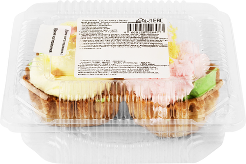 

Пирожное Домашняя кондитерская Корзиночка с белковым кремом 90 г