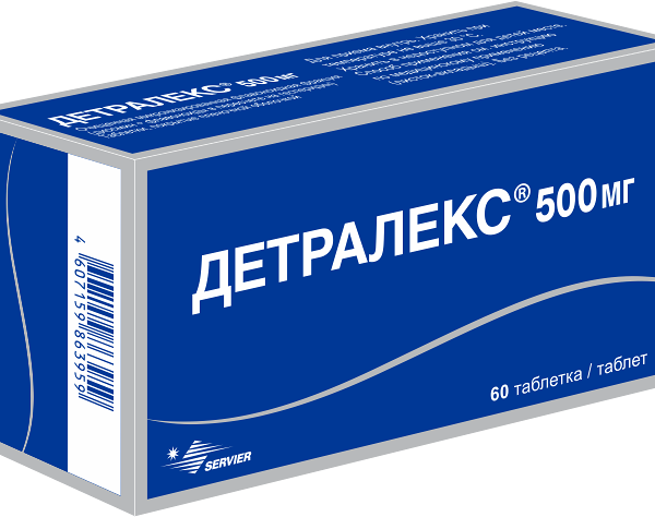 Детралекс 500 мг № 60 табл п/плён оболоч