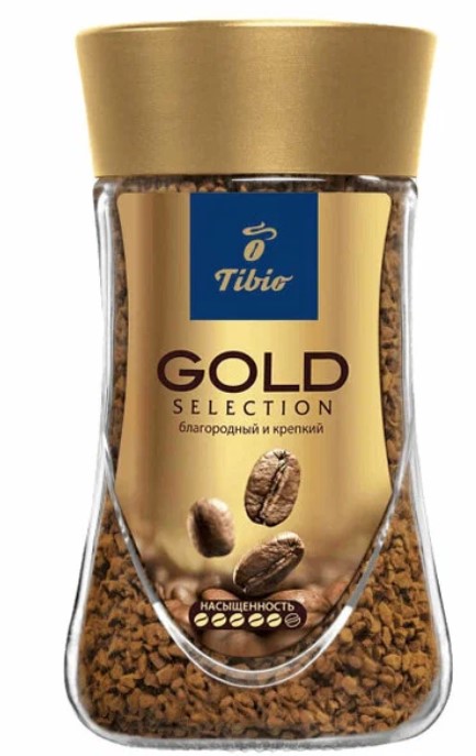 

Кофе растворимый Tibio Gold Selection натуральный 190 г