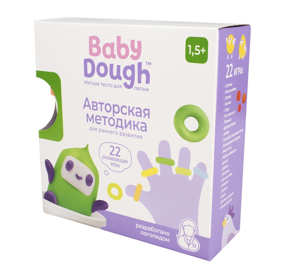 

Игровой набор BabyDough тесто для лепки цвет зеленый 2+