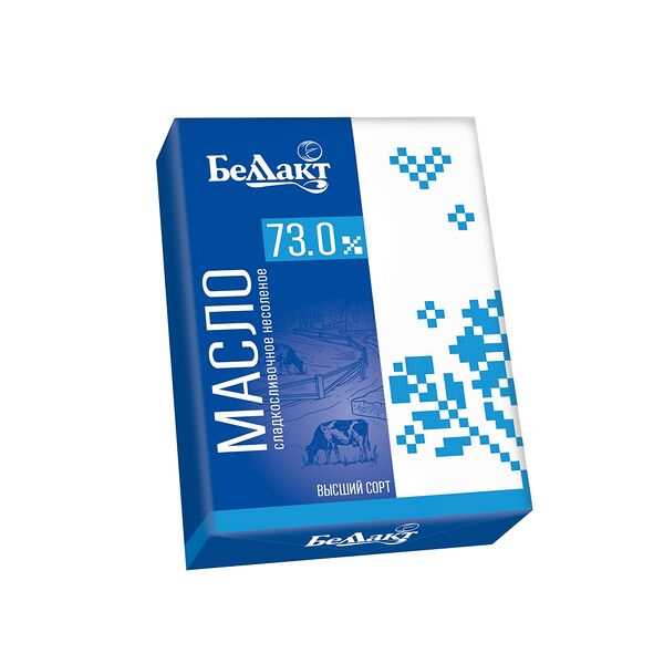 Масло сл/слив несоленое 73.0% охл фольга 180г Беллакт