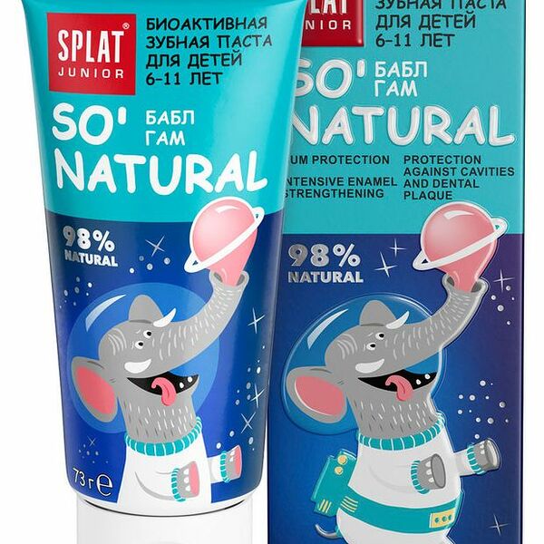 Зубная паста детская Splat Junior 6-11 лет бабл гам 73 г