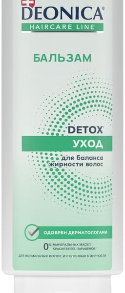 Бальзам для волос Deonica Detox уход 250мл