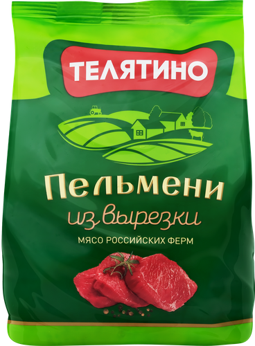 

Пельмени Телятино из вырезки категории Б 430 г