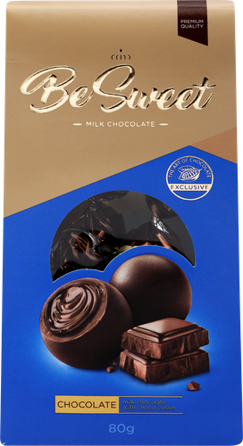 

Конфеты BeSweet из молочного шоколада с шоколадной начинкой