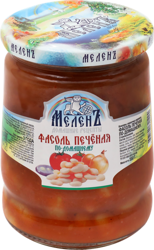 

Фасоль печёная МеленЪ по-домашнему 550 г