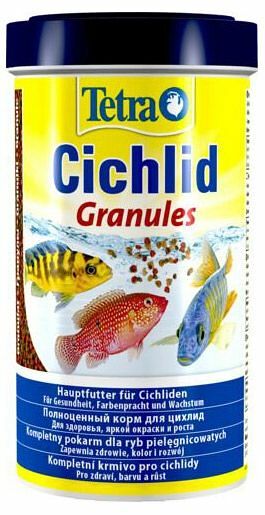 Корм Tetra Cichlid Granules в виде гранул для всех видов цихлид 500 мл