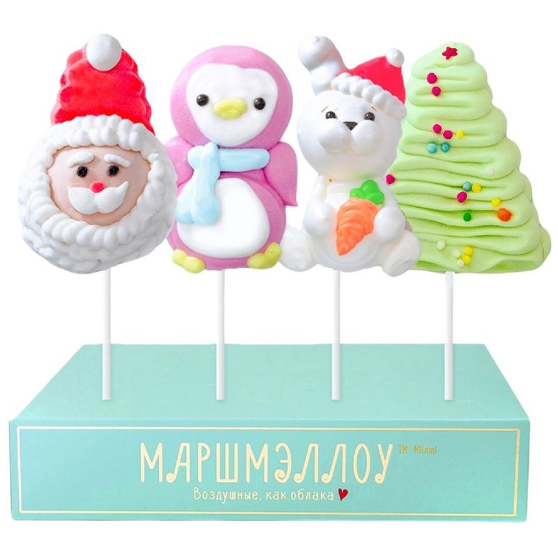 

Маршмэллоу Milami Новогодняя Коллекция на палочке в ассортименте 20 г 1 шт