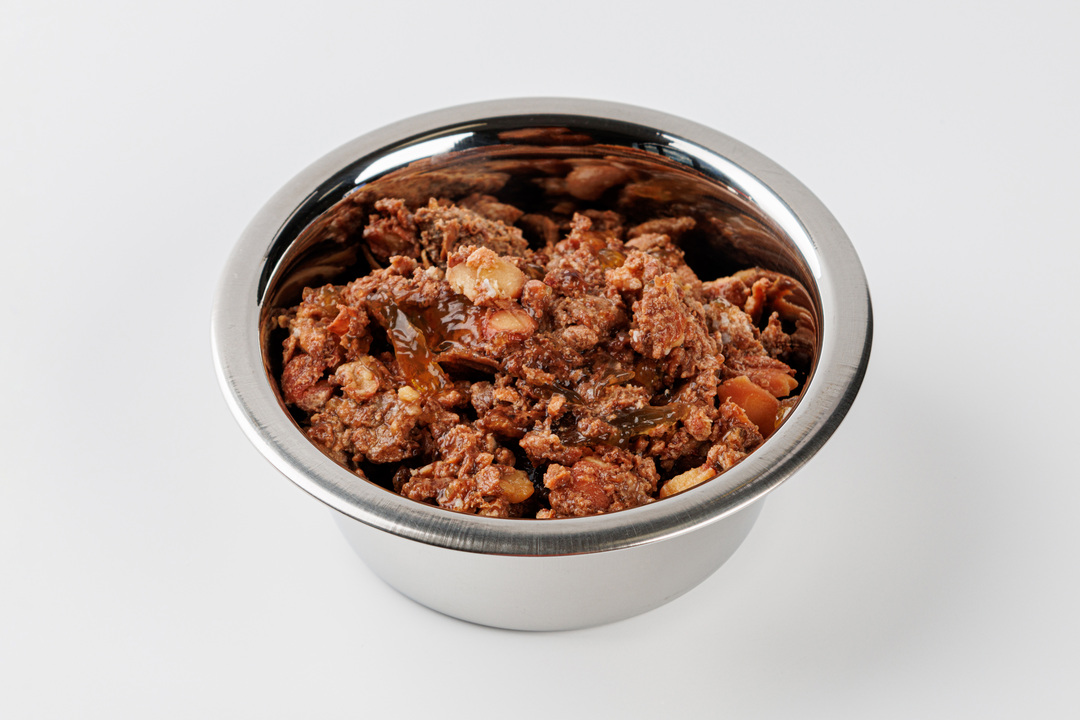 

Корм влажный консервированный для собак "Индейка с фасолью", 340 гр