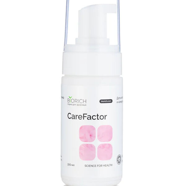 Гипоаллергенная гель-пенка CareFaсtor для интимной гигиены 100 мл