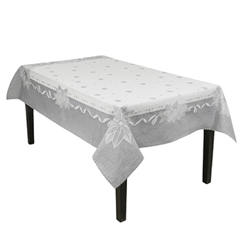 

Скатерть гобеленовая Vingi Ricami Чик Стелла бежевая 140 x 240 см