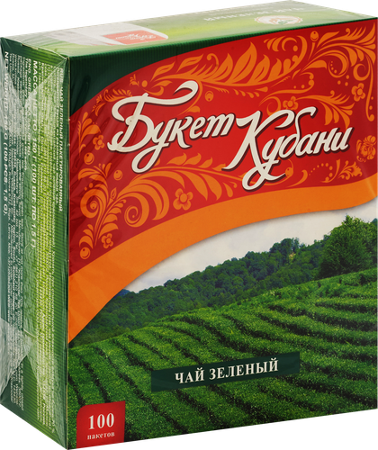 

Чай Букет Кубани зеленый 100 шт x 1.5 г