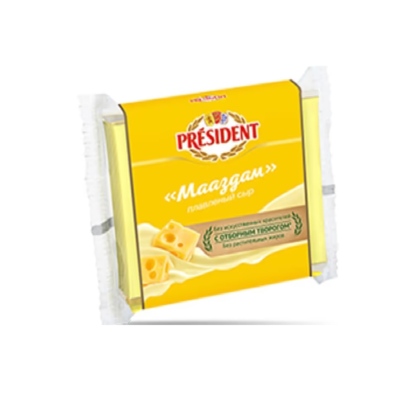 Плавленый сыр President с сыром мааздам 40% 150 г