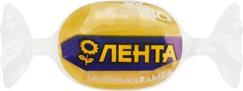 

Карамель леденцовая ЛЕНТА Мини ассорти апельсин, ананас, вишня, мята, черная смородина, вес