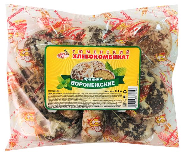 

Пряники ТХК Воронежские, 400г