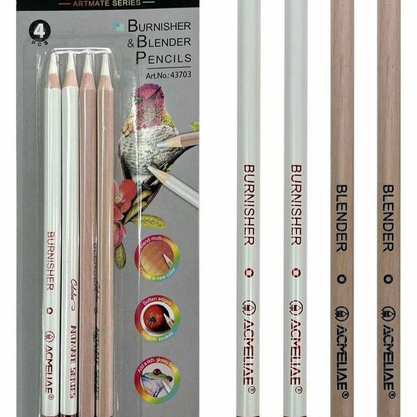 Набор полирующих карандашей и карандашей-блендеров Acmeliae, 4 шт